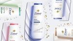 Foto van de Dove MicroMoisture Body Wash-lijn met vijf varianten en verschillende gekleurde deksels.